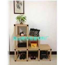 方紙管、易組裝環(huán)保鞋子展架 商超展示架 儲物架