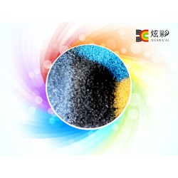 優(yōu)質的黑色燒結彩砂|價位合理的炫彩黑燒結彩砂哪里買