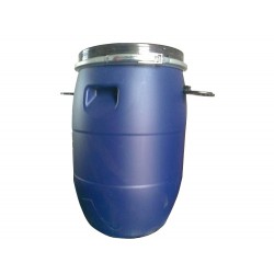 60升閉口圓塑料桶，白色60L塑料桶，60升雙口塑料桶廠家