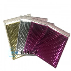 彩色鍍鋁膜氣泡袋供應(yīng)廠家，防震物流包裝袋，國(guó)際物流信封袋訂制