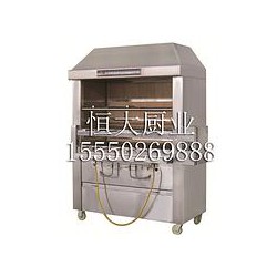 山東實惠的HD-1燃氣巴西燒烤爐供應_山東燃氣巴西烤肉爐生產廠家