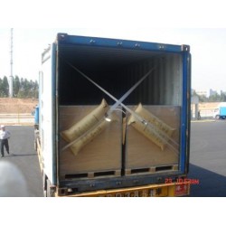 物流運(yùn)輸填充袋，海運(yùn)運(yùn)輸保護(hù)充氣袋，拖盤之間空位填充氣袋