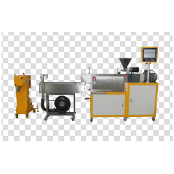 生產(chǎn)現(xiàn)實(shí)驗(yàn)單螺桿擠出造粒機(jī)組 傳動(dòng)、喂料、冷卻系統(tǒng)整機(jī)組