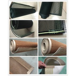 廠家直銷各種規(guī)格鐵氟龍耐高溫網(wǎng)帶  4MM網(wǎng)格帶，烘干機(jī)網(wǎng)帶