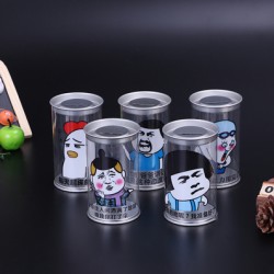 廠家直銷透明塑料食品罐 PVC環(huán)保盒子現(xiàn)貨 通用包裝罐可定制