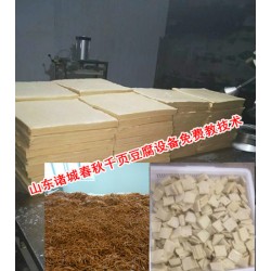 哪里有切絲不斷的千頁豆腐切絲機，一次成型千頁豆腐切絲機