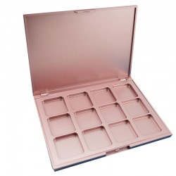 深圳12色玫瑰金眼影空盤(pán)包材廠家