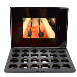 東莞市眼影盤(pán)24色磁性眼影空盒塑膠包材廠家