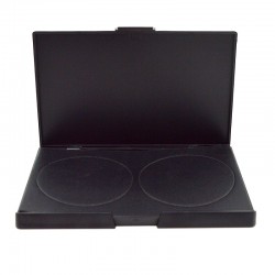 東莞市廠家直銷雙色修容粉餅遮瑕盤(pán)包材2色腮紅包裝盒