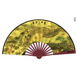 折扇定制，絹布扇子廠家，扇子價格LOGO