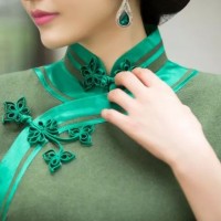 有一種極致的美麗叫旗袍，還有一種極致的精致叫盤扣