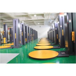 濟南晶工力創(chuàng)JG-C01全自動托盤式預拉伸稱重纏繞機，可定制