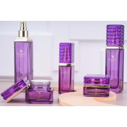 噴色絲印化妝品瓶廠家  化妝品空瓶噴漆工廠