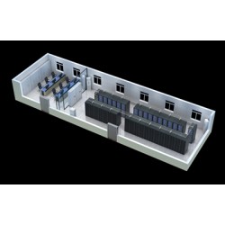 東莞機房俯視圖|立體機房3D效果圖制作出圖