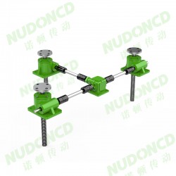 SWL絲桿升降機蝸輪蝸桿立式法蘭銅螺母電動手搖動