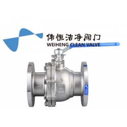 偉恒流體工業(yè)*不銹鋼法蘭襯氟球閥閥門(mén)