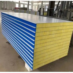 雙層機(jī)制彩鋼巖棉板貨源蟲足