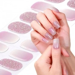 美甲貼 指甲貼用高粘壓敏膠，超高粘性，水洗不易脫落