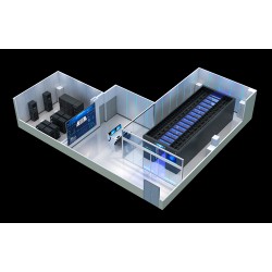 廣州機房整體鳥瞰效果圖制作|辦公室|指揮大廳效果圖出圖