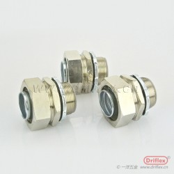 方帽銅鍍鎳直接頭六角軟管連接器M16*1.5-M114